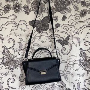 Michael Kors black purse and satchel